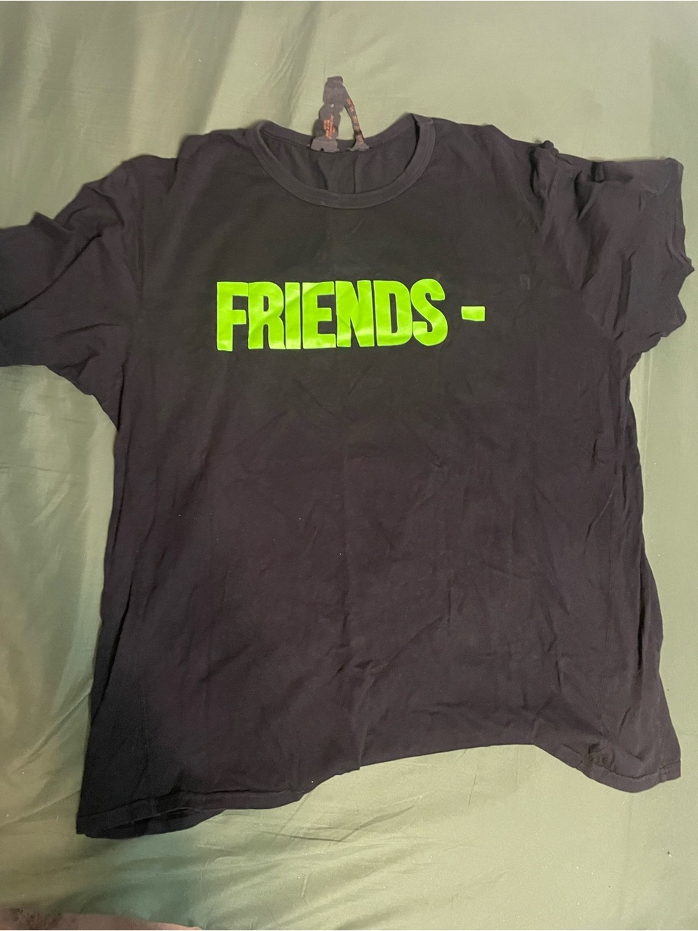 Vlone Friends- Tee Black and Green